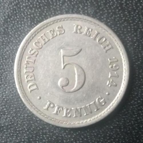 5 пфеннигов 1914 (A) Германия 