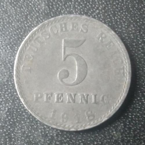  5 пфеннигов 1918 (A) Германия 