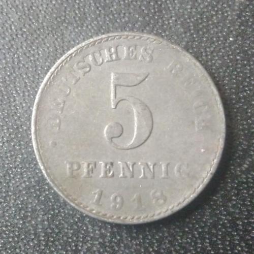 5 пфеннигов 1918 (A) Германия 