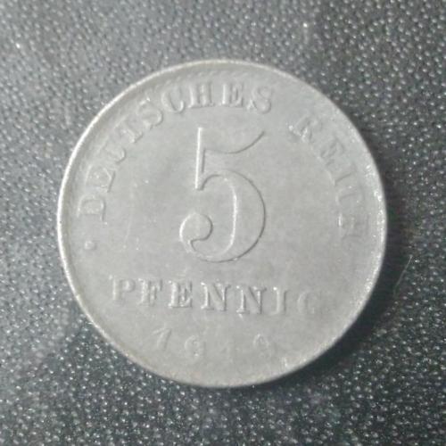 5 пфеннигов 1919 (A) Германия