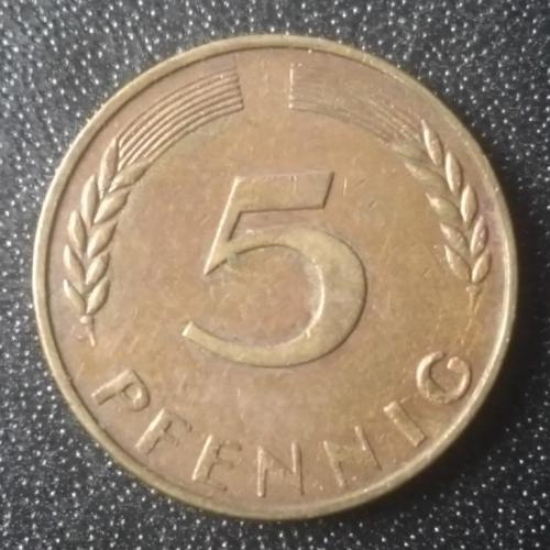 5 пфеннигов 1950 (J) Германия