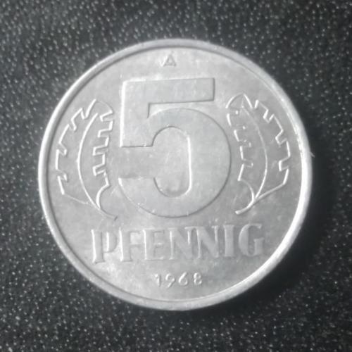 5 пфеннигов 1968 (A) Германия