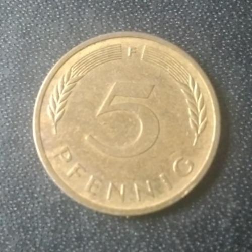 5 пфеннигов 1978 (F) Германия