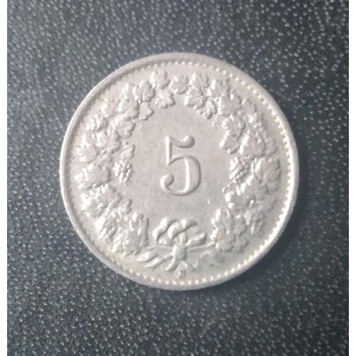 5 раппенов 1944 Швейцария 