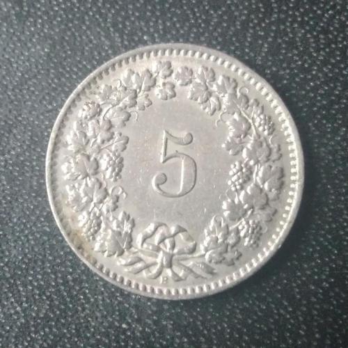  5 раппенов 1959 Швейцария 