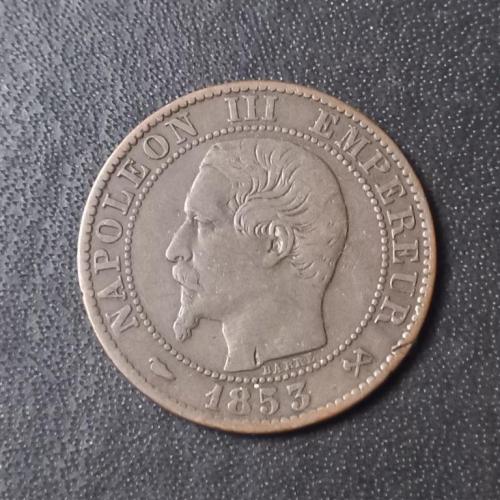 5 сантимов 1853 (B) Франция