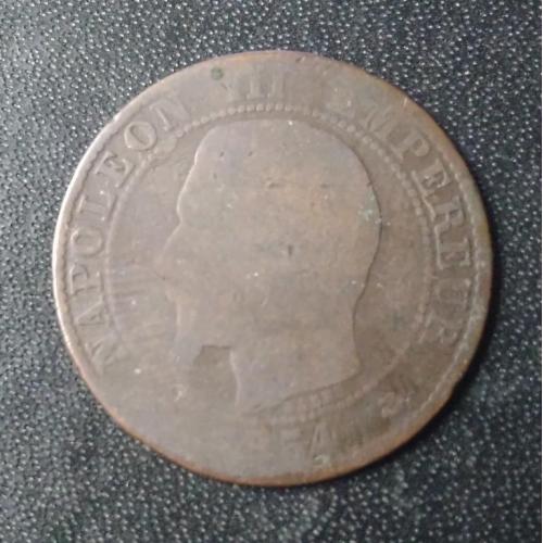 5 сантимов 1854 ( BB) Франция 