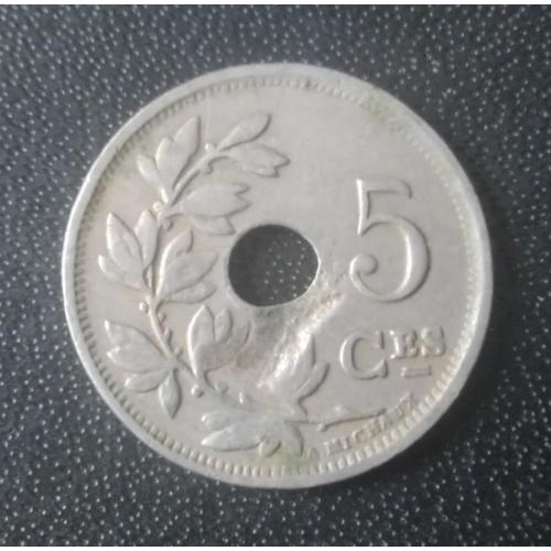 5 сантимов 1925 Бельгия 