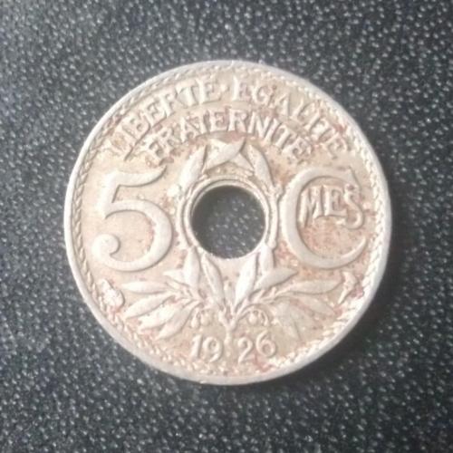 5 сантимов 1926 Франция 