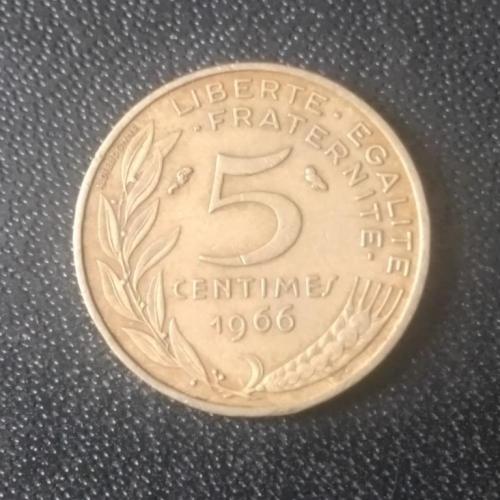 5 сантимов 1966 Франция