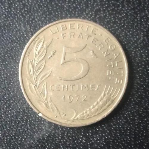  5 сантимов 1972 Франция