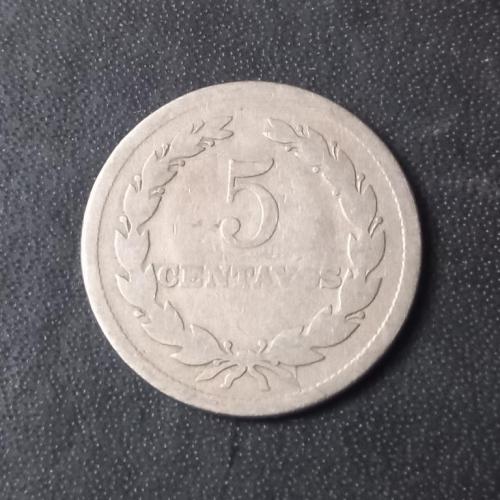 5 сентаво 1919 Сальвадор