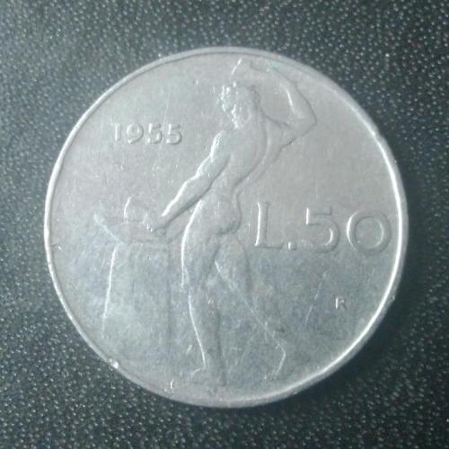 50 лир 1955 Италия