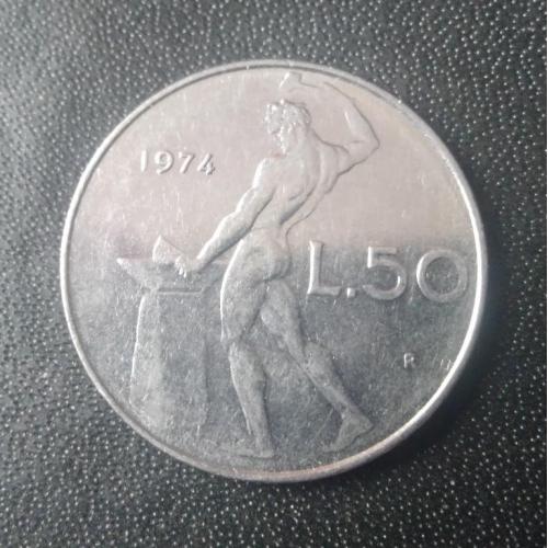 50 лир 1974 Италия
