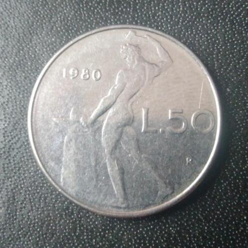 50 лир 1980 Италия