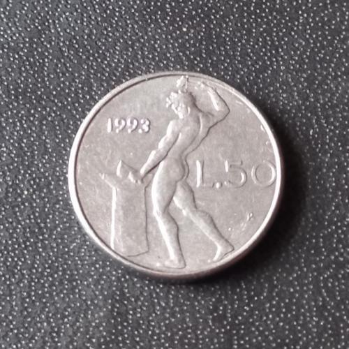 50 лир 1993 Италия 