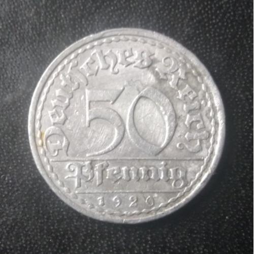 50 пфеннигов 1920 (A) Германия 