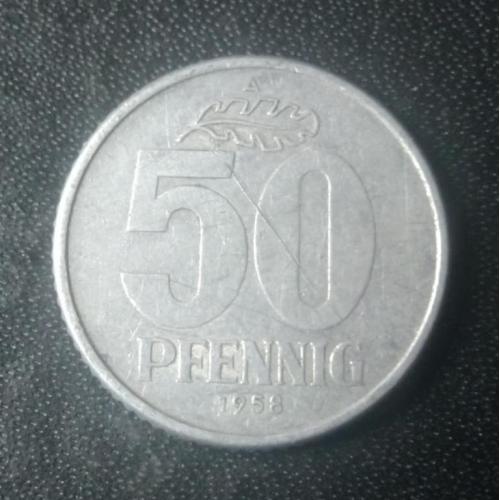  50 пфеннигов 1958 (A) Германия 