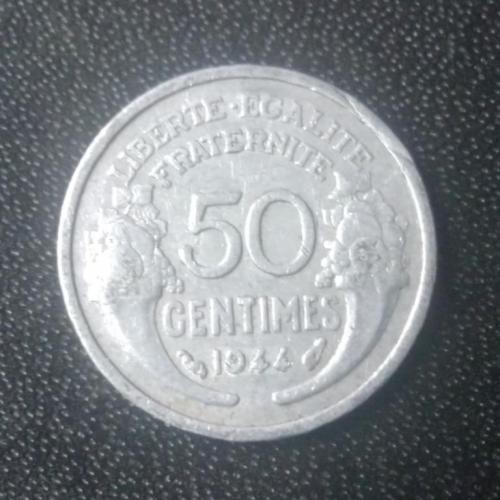 50 сантимов 1944 Франция