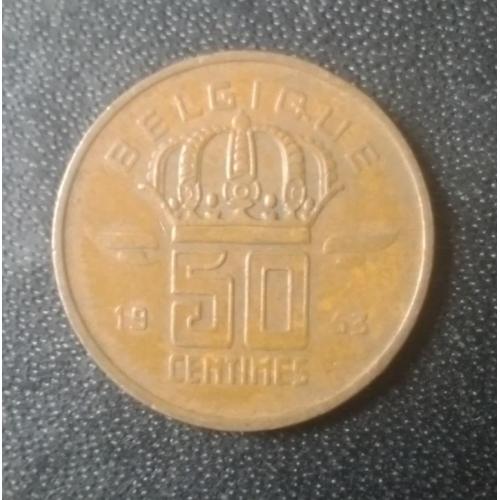 50 сантимов 1953 Бельгия