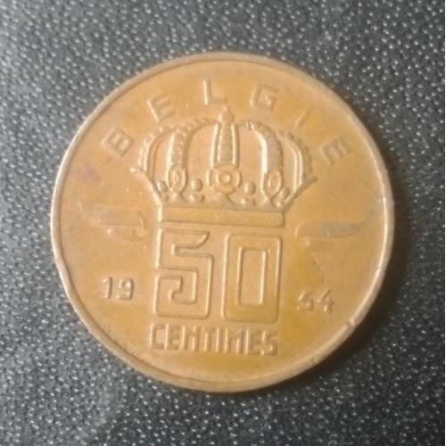 50 сантимов 1954 Бельгия