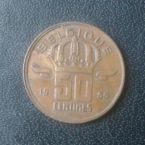50 сантимов 1955 Бельгия