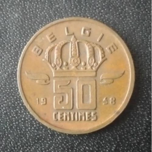 50 сантимов 1958 Бельгия