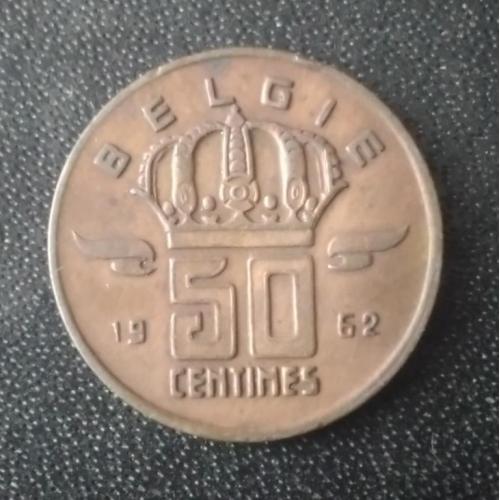 50 сантимов 1962 Бельгия