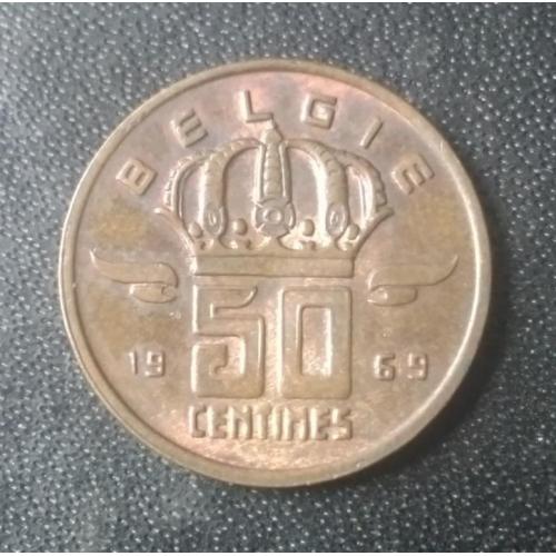 50 сантимов 1969 Бельгия