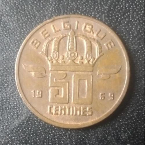 50 сантимов 1969 Бельгия