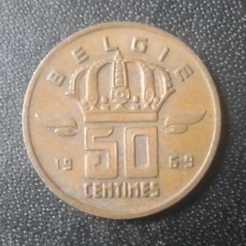 50 сантимов 1969 Бельгия