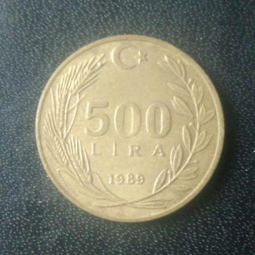  500 лир 1989 Турция 