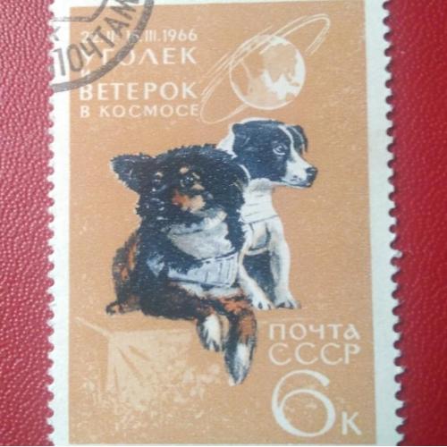 СССР 1966 Уголёк и Ветерок в космосе 