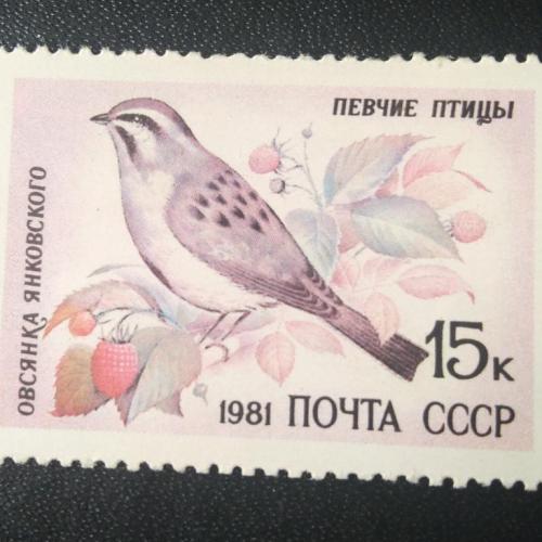 СССР 1981 Певчие птицы 