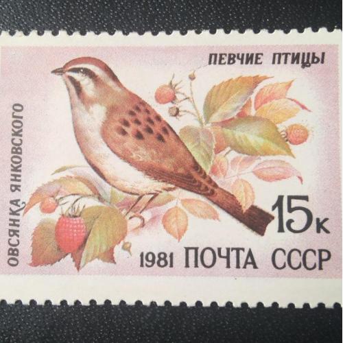 СССР 1981 Певчие птицы 