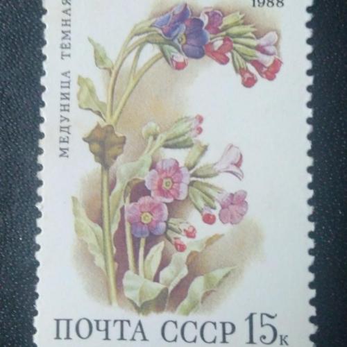 СССР 1988 Цветы