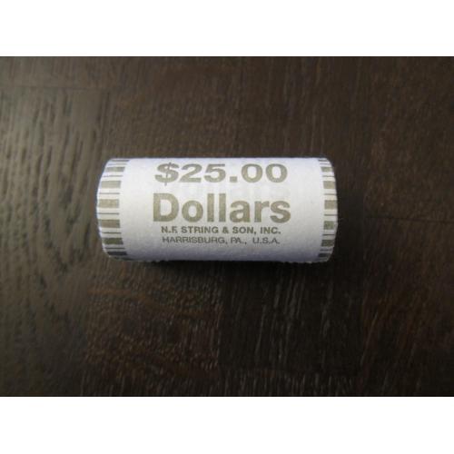 Ролл $1 монет США (1 доллар) 25 шт. різні.