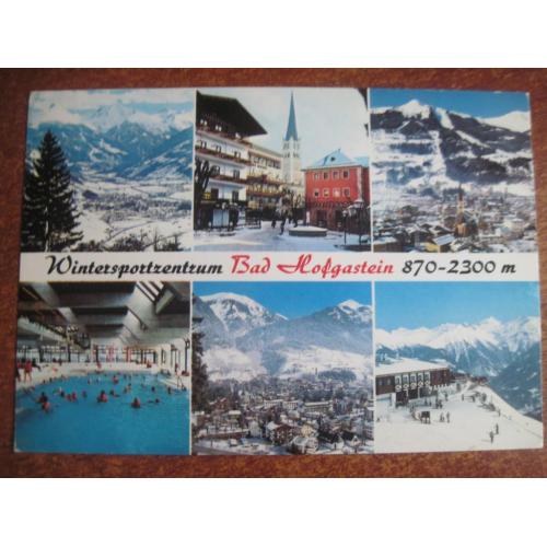 Австрия Тироль лыжный курорт горы гаштайнерталь подвесная дорога 1992  ПП 15 Х10 см