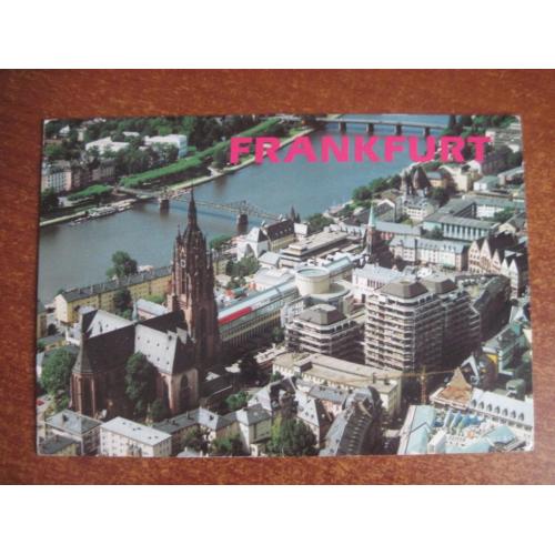 Германия Франкфурт на Майне река   1990  ПП 15 Х10 см