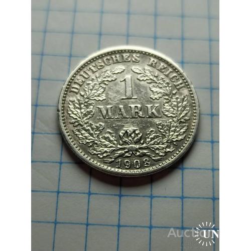 1 марка 1908 D
