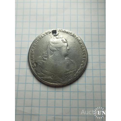 1 рубль 1740 год Анна