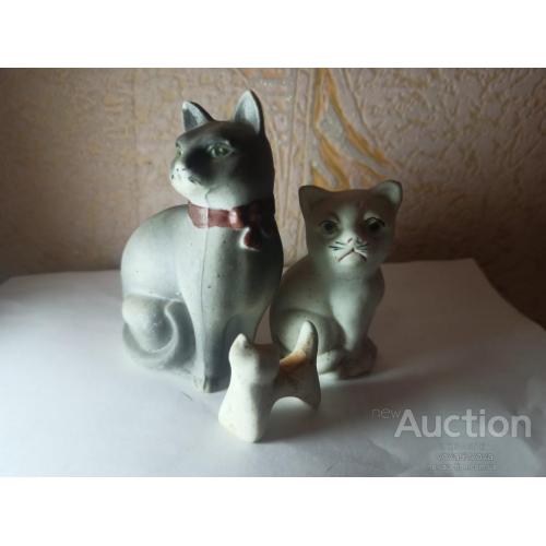 3 фигурок - Кошки Туригино