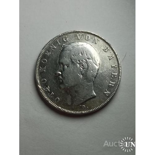 3 марки Бавария 1909 год D