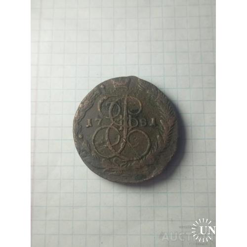 5 копеек 1781 год Екатерина II