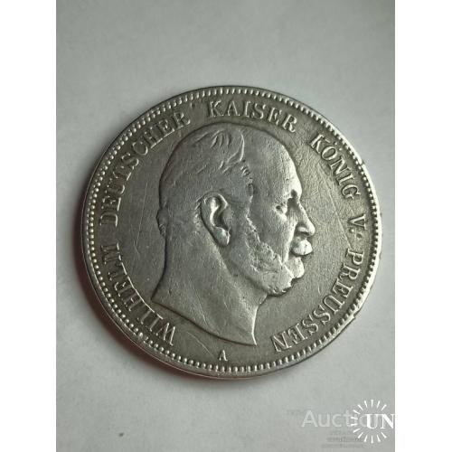 5 марок Пруссия 1876 А