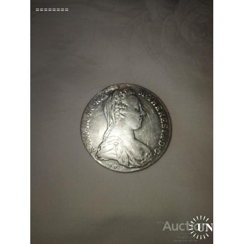 Талер Марии Терезии 1780 год Оригинал
