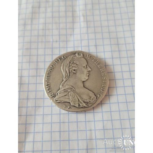 Талер Марии Терезии 1780 год Оригинал