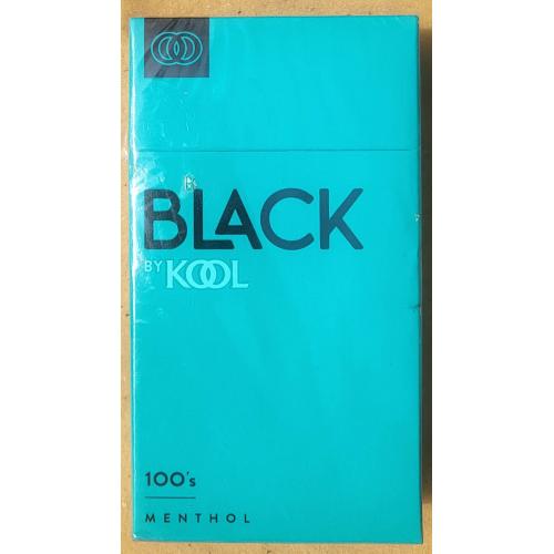 Black KOOL 100`s 100 mm Ментол США пачка Современных сигарет сигарети цигарки тютюн