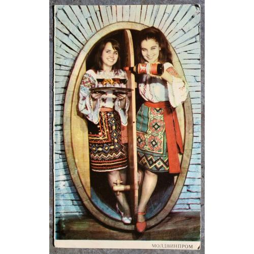 Буклет вино Молдвинпром СССР 1960е Карта местоположения всех винзаводов Молдавии