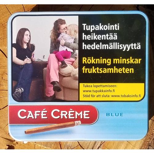 Cafe Creme Пустая жестяная банка от сигарилл. Финляндия